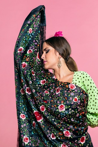 Modal Silk handblock Printed Ajrakh Dupatta